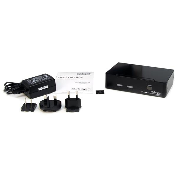 StarTech.com 2 Port High Resolution USB DVI Dual Link KVM Switch with Audio – image 4