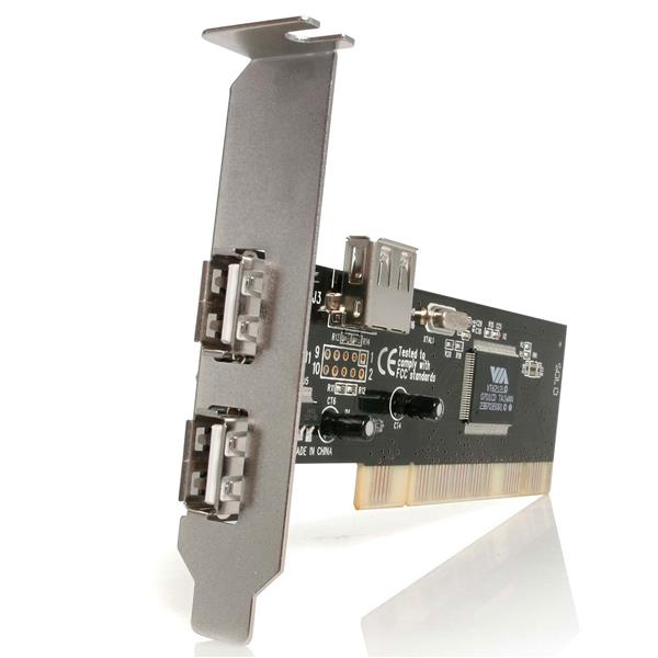 StarTech.com 3 Port PCI Low Profile High Speed USB 2.0 Adapter Card – image 2