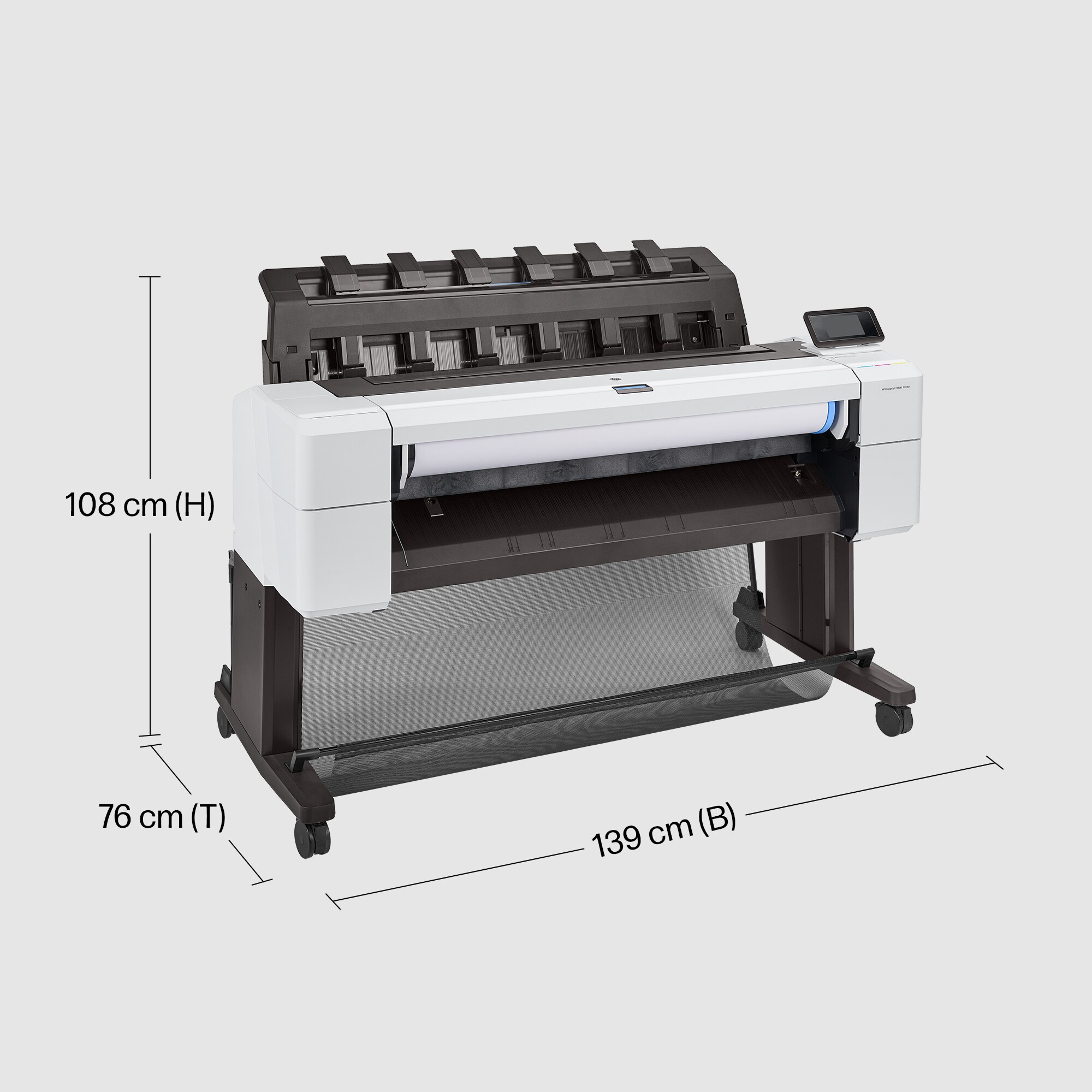 HP DesignJet T1600 36" Großformatdrucker 2400 x 1200 dpi Schwarz/Weiß