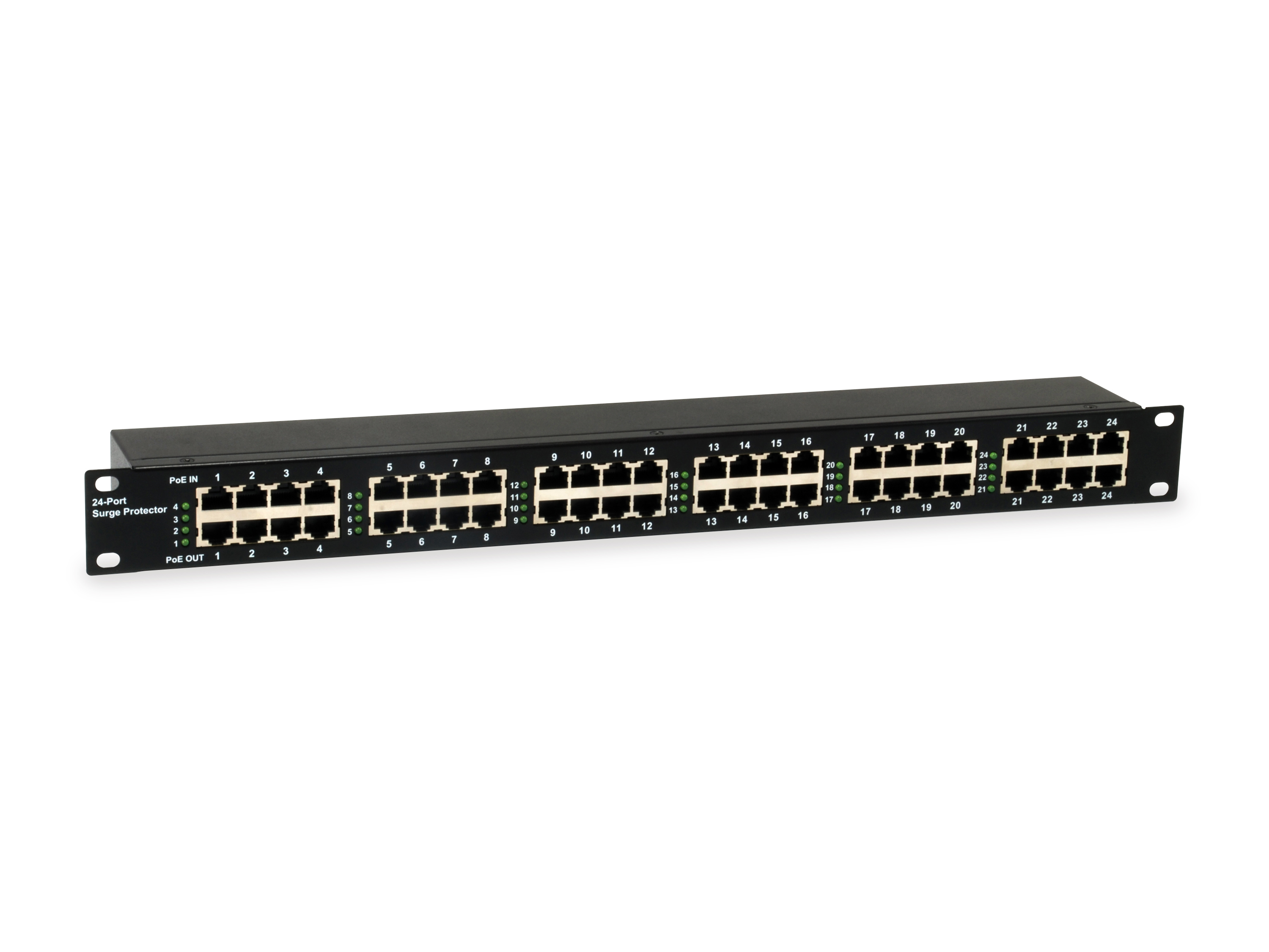 LevelOne ESP-2400 protezione da sovraccarico Nero 0 presa(e) AC 58 V