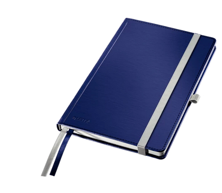 Esselte Leitz Style A5 Defter, 80 Yaprak, Mavi, Çizgili Kağıt, Sert Kapak