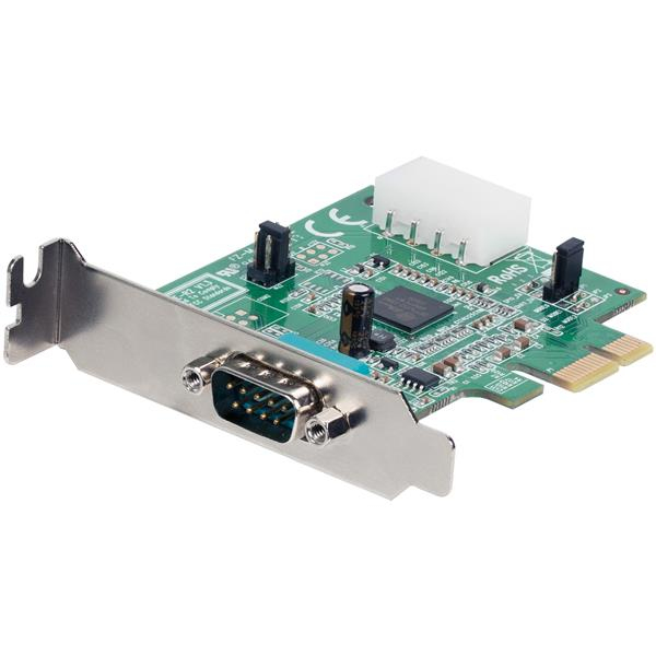 StarTech.com Discontinued and replaced by PEX1S953LP - 1 Port Low Profile Native PCI Express RS232 Serial Card with 16950 UART - PCIe Serial Card - 1 Port LP RS