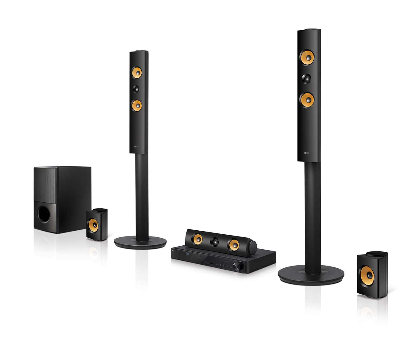 LG LHA845 home cinema system 5.1 channels 3D Black