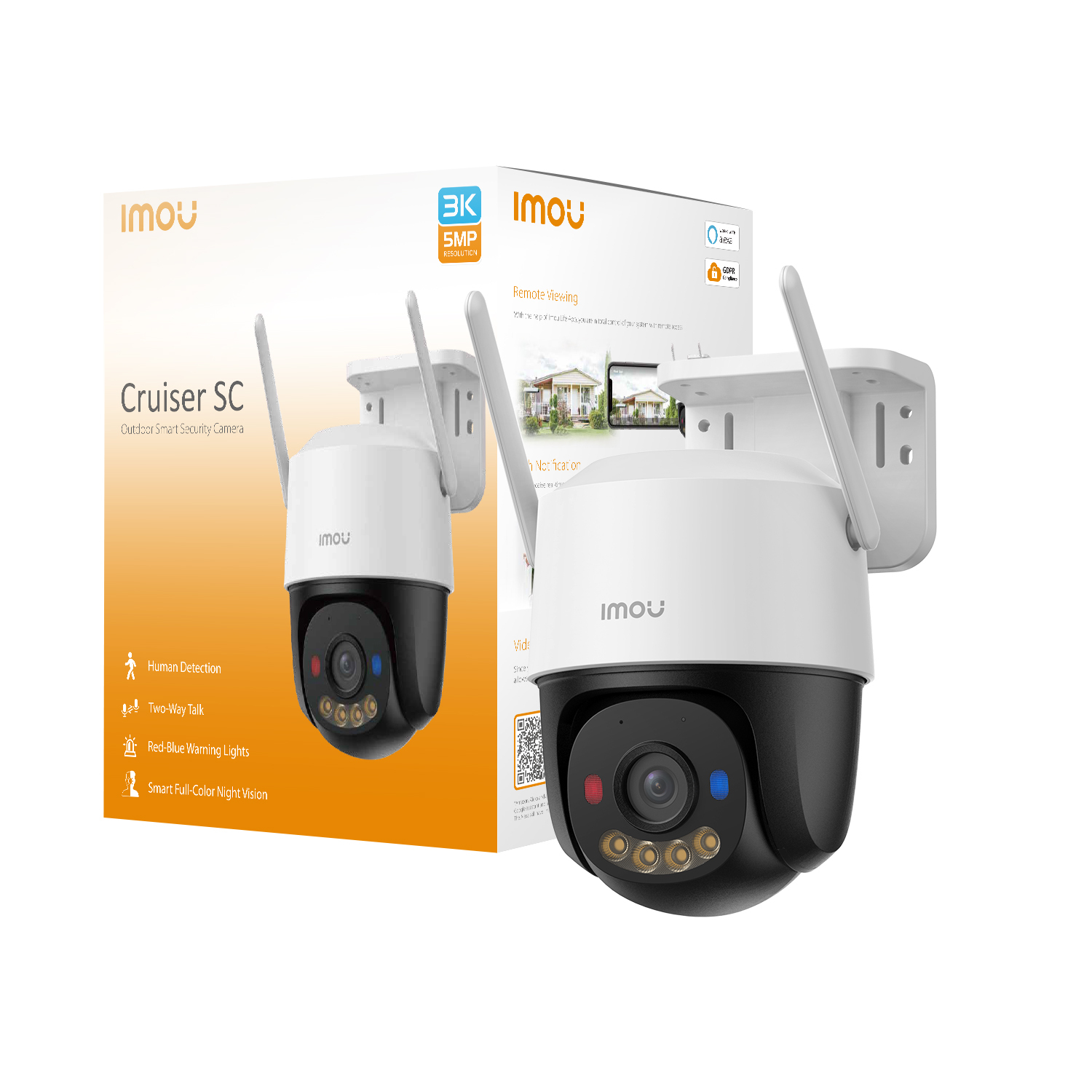 Imou Cruiser SC 3K Turret IP security camera Indoor & outdoor 2880 x 1620 pixels Ceiling/wall