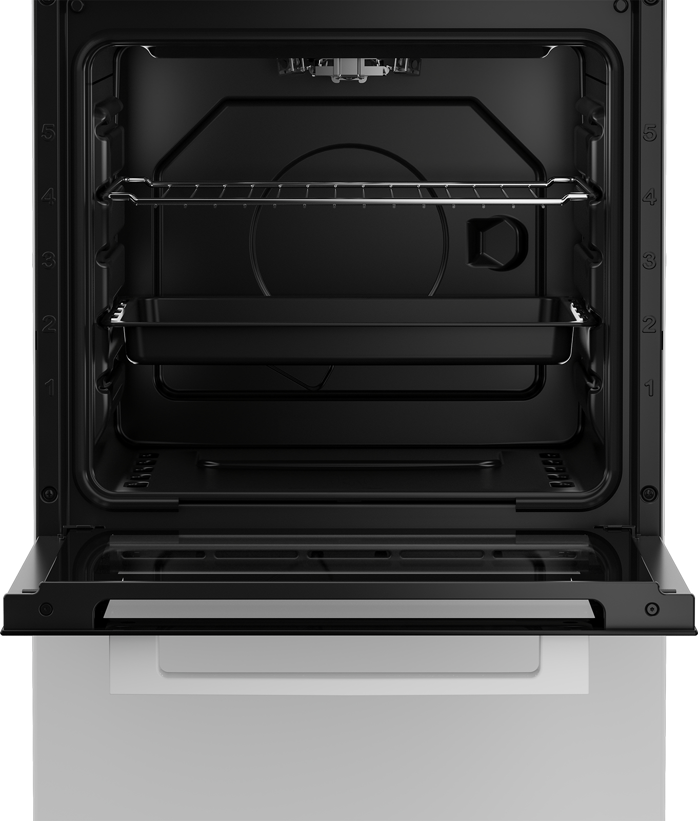 Beko FSG52020DW cooker Freestanding cooker Gas Black, White – image 5