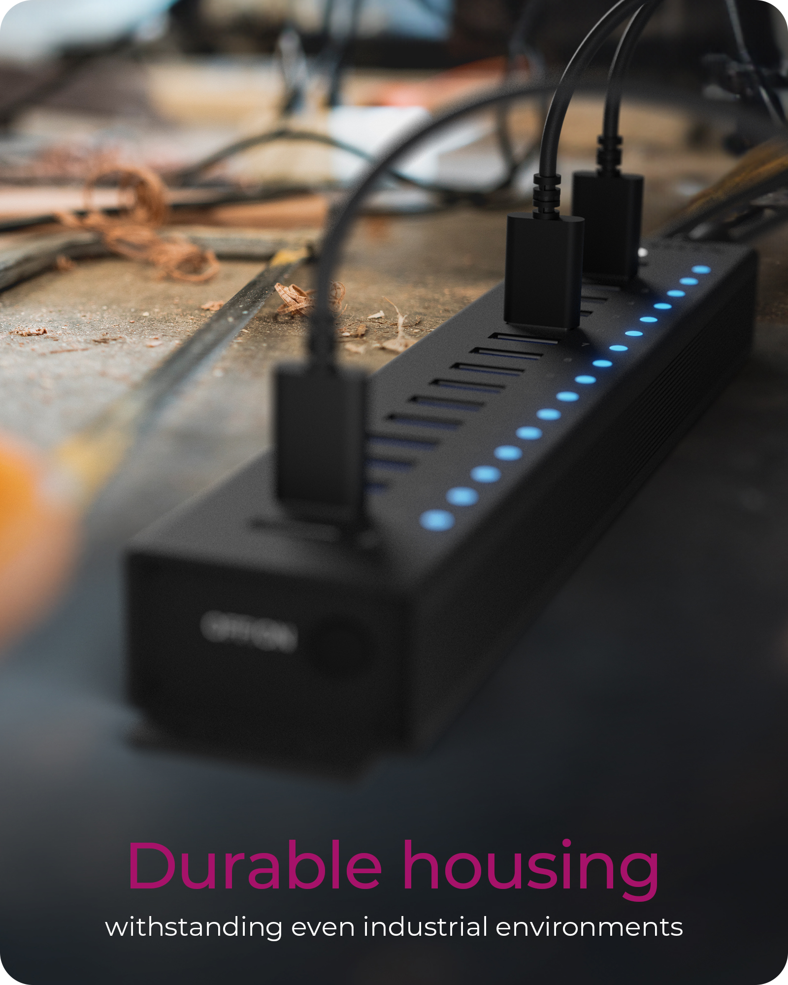 ICY BOX 17-Port Hub with USB 3.2 Gen 1 Type-A interface – image 4