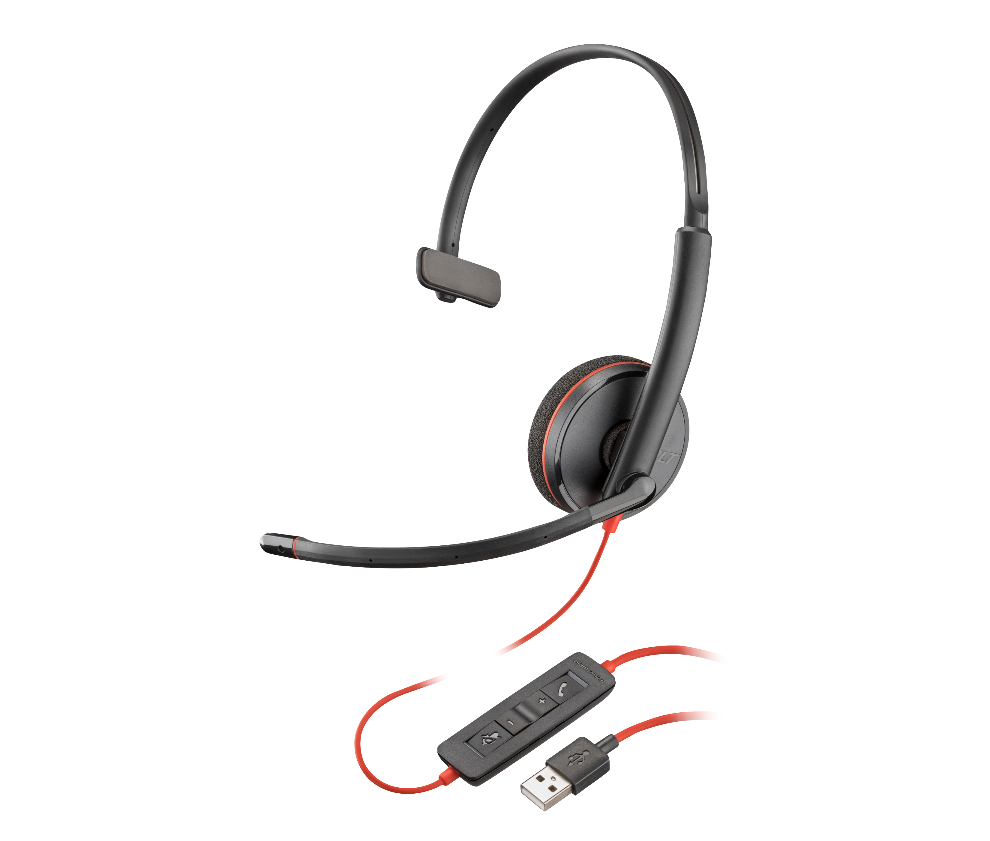 HP Poly Blackwire C3210 USB-A Black Headset (Bulk) — vue 1 sur 1