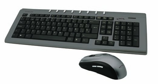 NGS CORDLESSSETOPTICAL-I keyboard Mouse included RF Wireless