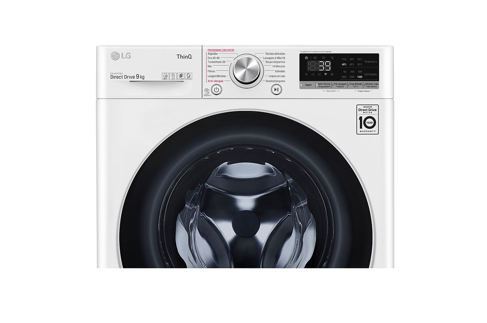 LG F4DV7009S1W washer dryer Freestanding Front-load White – image 4