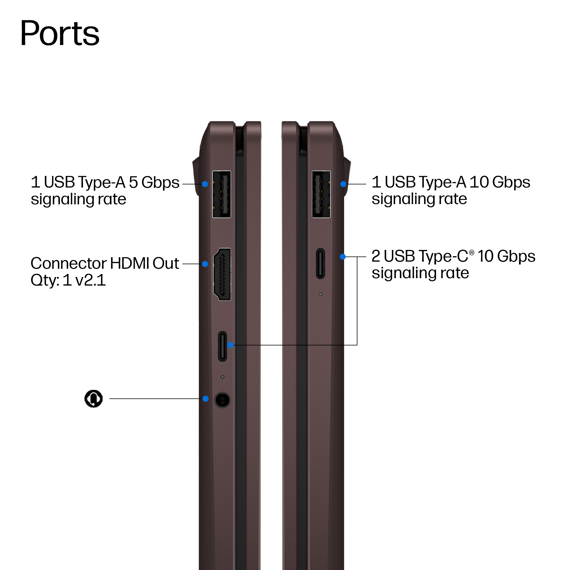 HP DP2P4EA laptop Copilot+ PC AMD Ryzen™ AI 5 – image 5