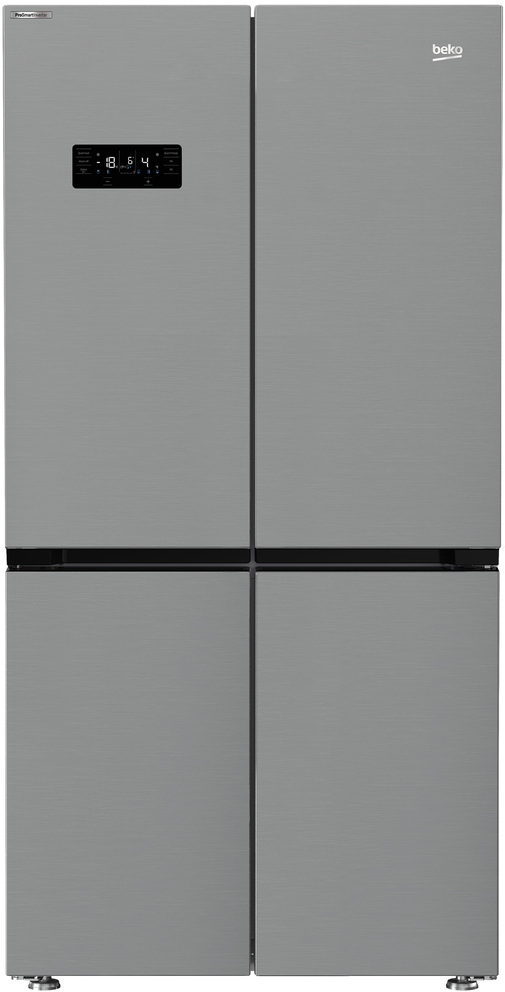 Beko GN1416240XPN side-by-side refrigerator Freestanding