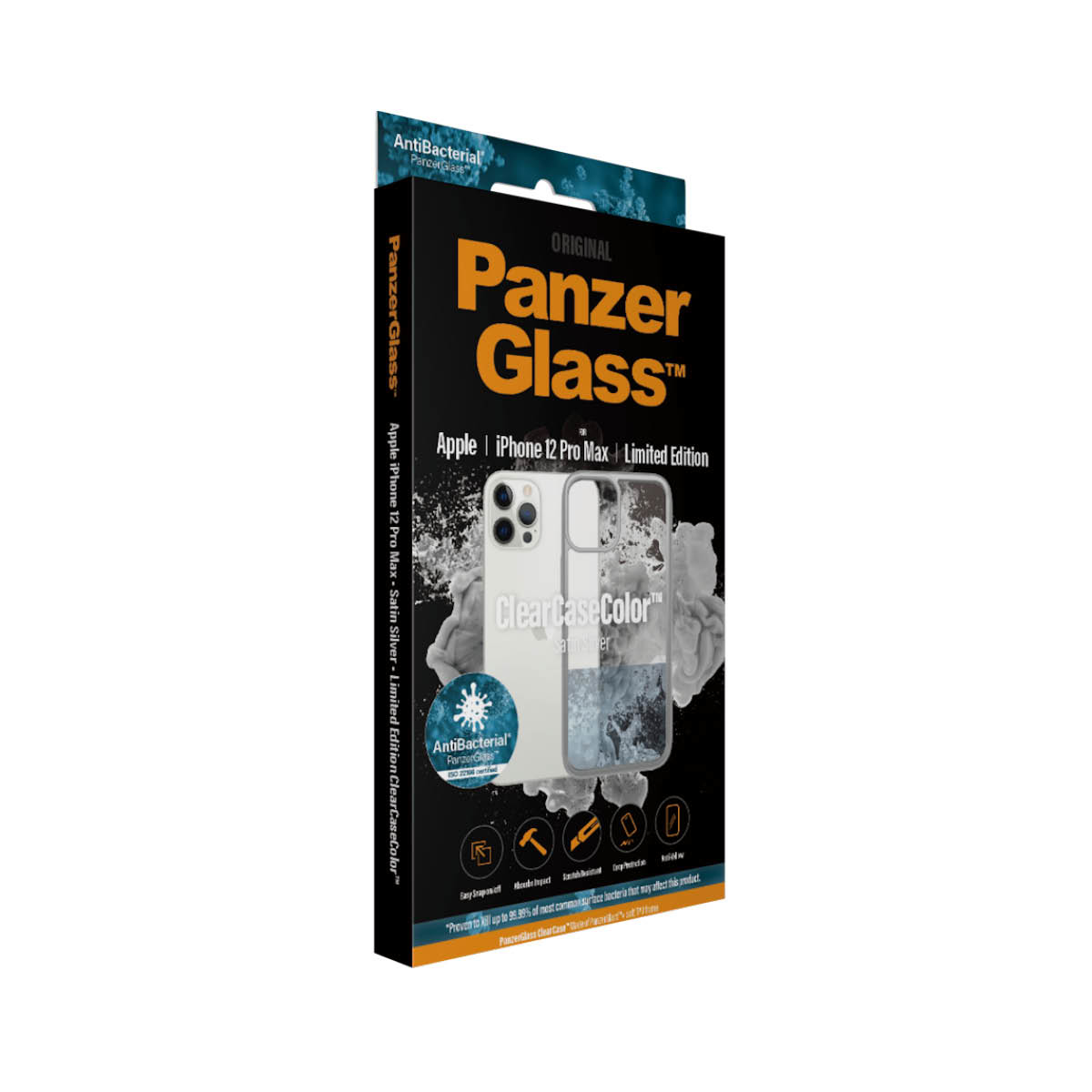 PanzerGlass ® ClearCaseColor™ iPhone 12 Pro Max - Satin Silver Limited Edition – image 5