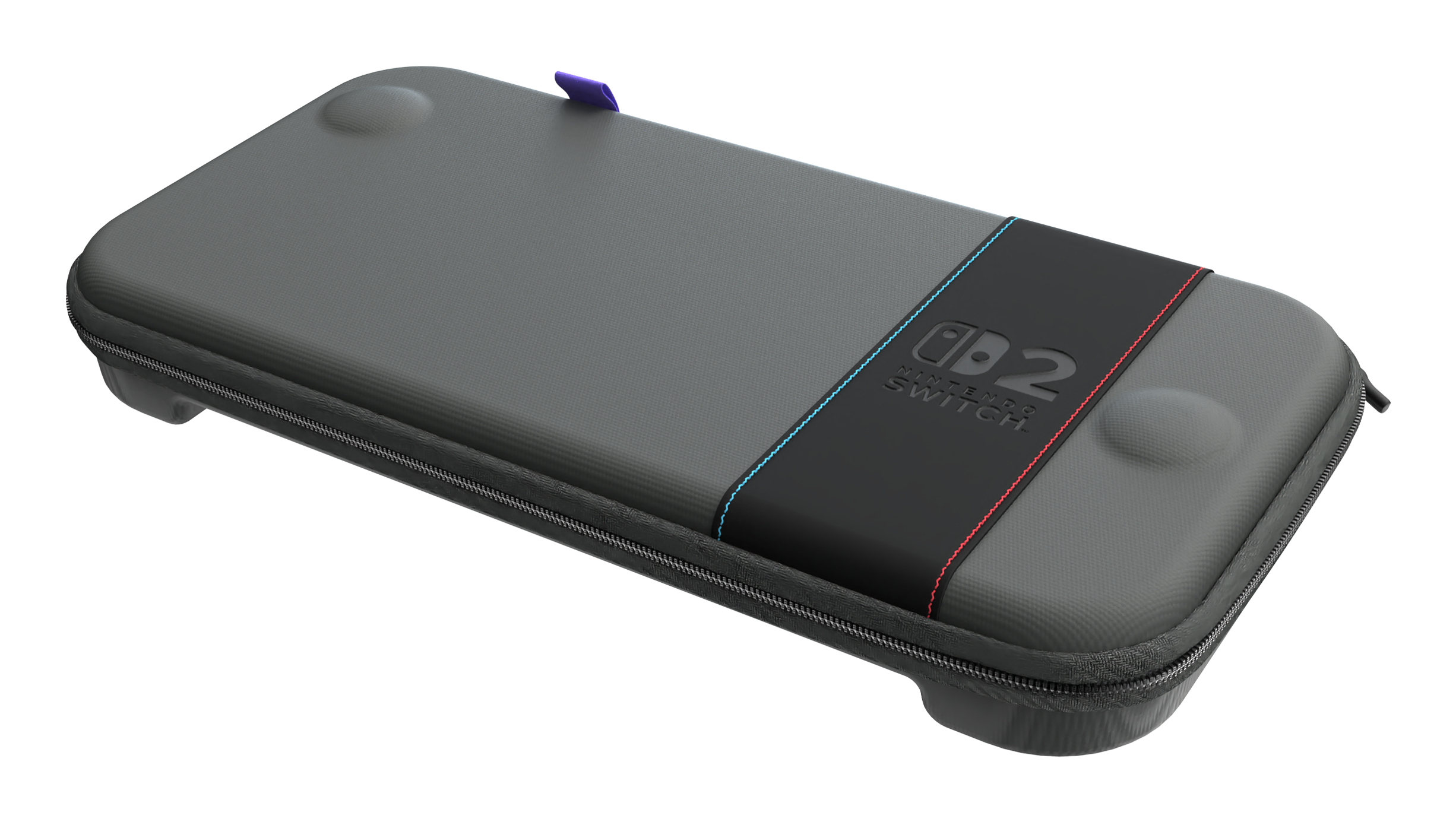 Turtle Beach PlayTrek Étui fin Charcoal Black sous licence officielle de Nintendo pour protéger votre Nintendo Switch 2