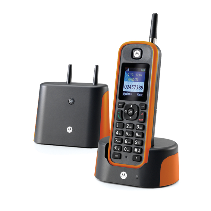 Motorola O201 Caller ID Black, Orange – image 2