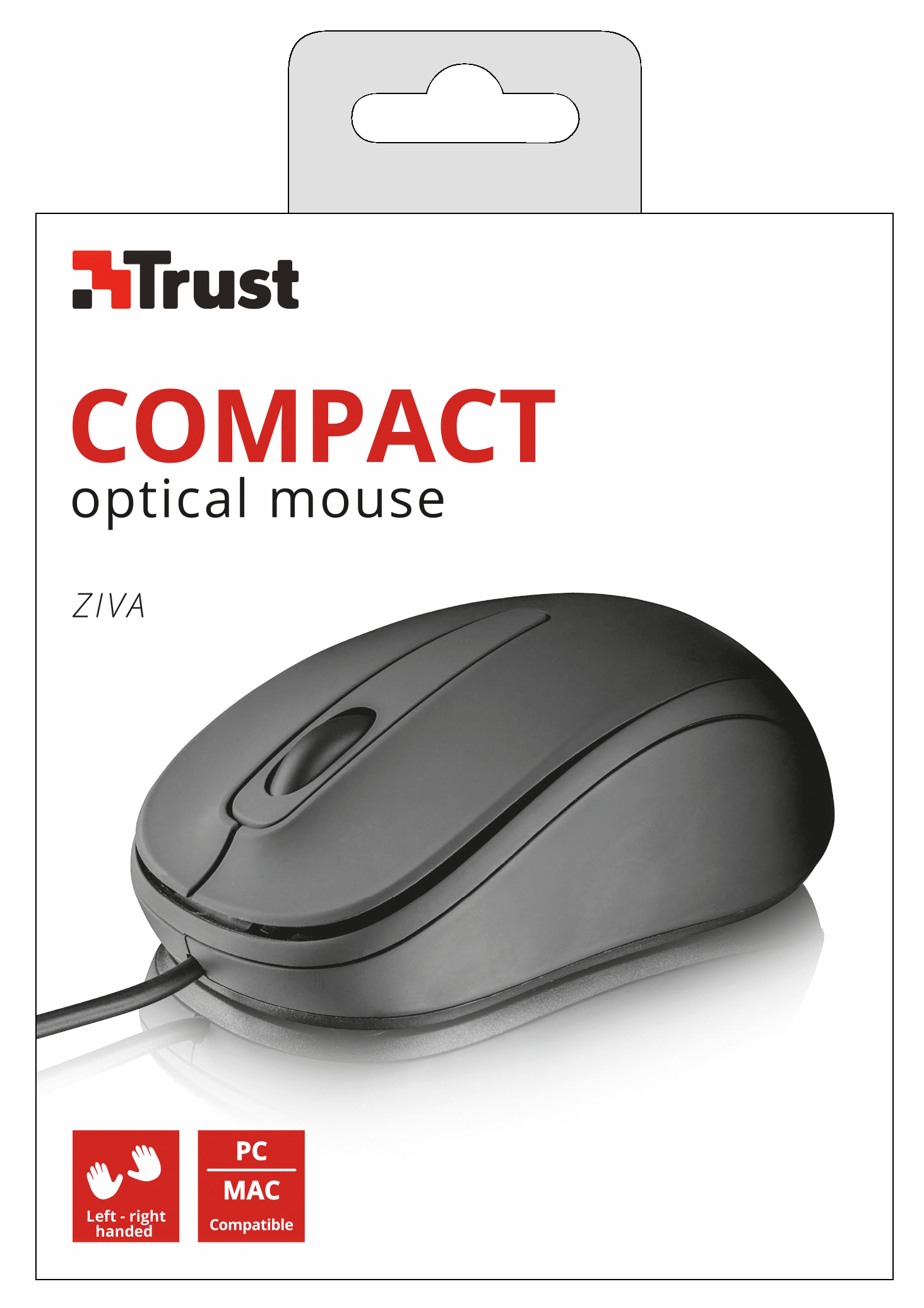 Trust 21508 mouse Office Ambidextrous USB Type-A Optical 1000 DPI – image 4