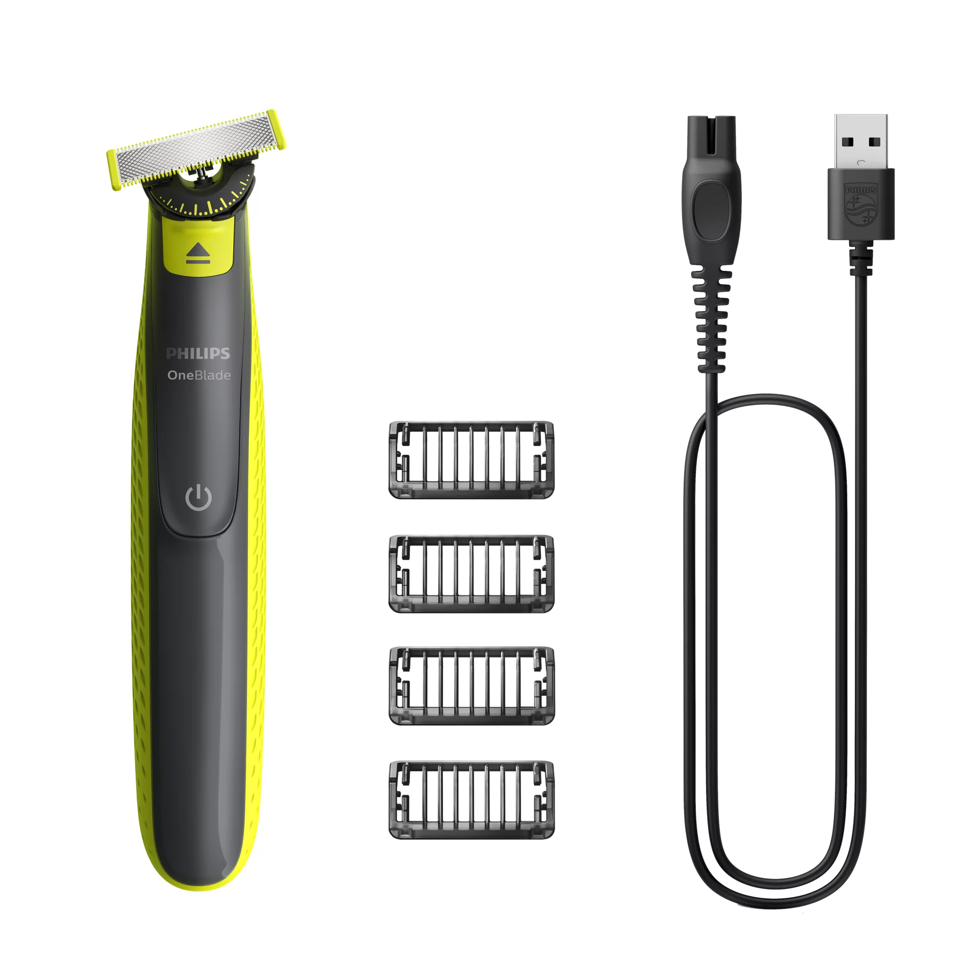Philips QP2724/17 men's shaver Foil shaver Trimmer Grey, Lime