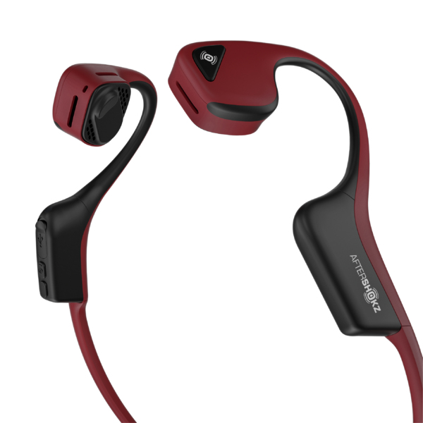 SHOKZ Air Headphones Wireless Neck-band Sports Micro-USB Bluetooth Red – image 3