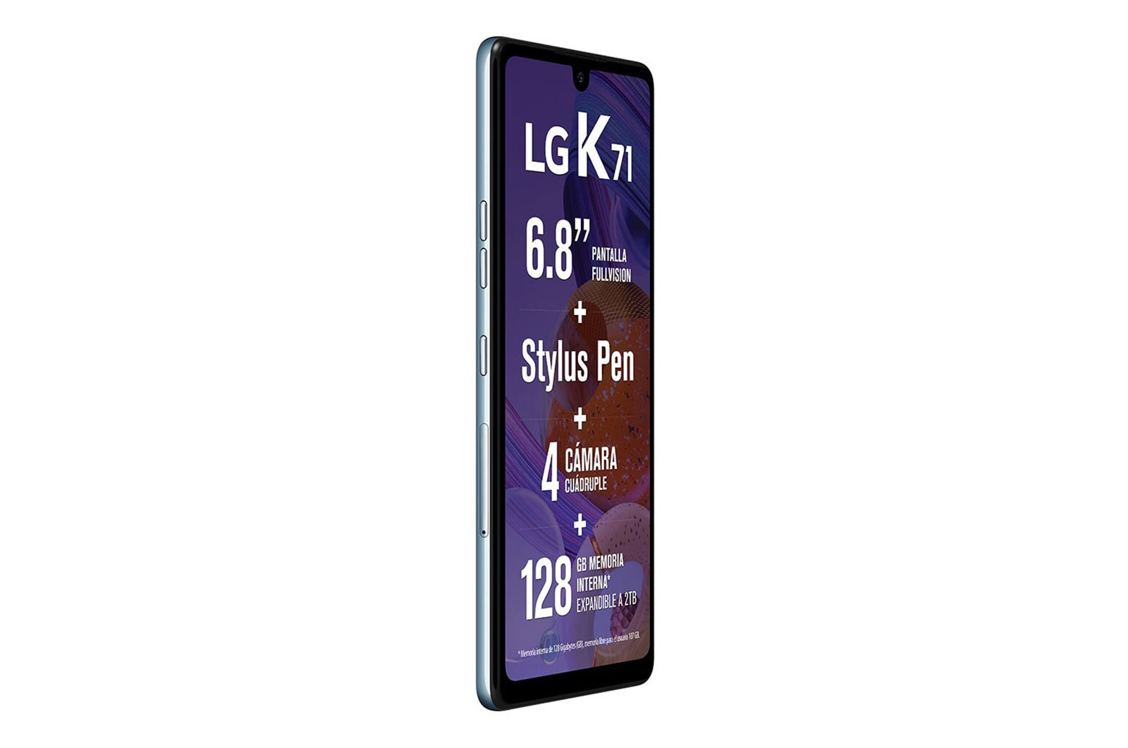 LG K71 17.3 cm (6.8") Android 10 4G 4 GB 128 GB 4000 mAh White – image 2