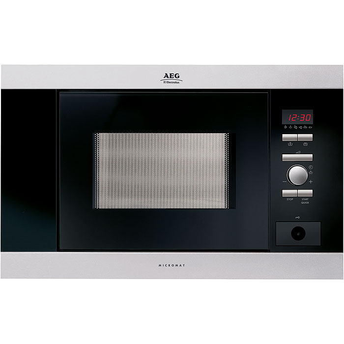 AEG MC1762EA Black, Silver Built-in