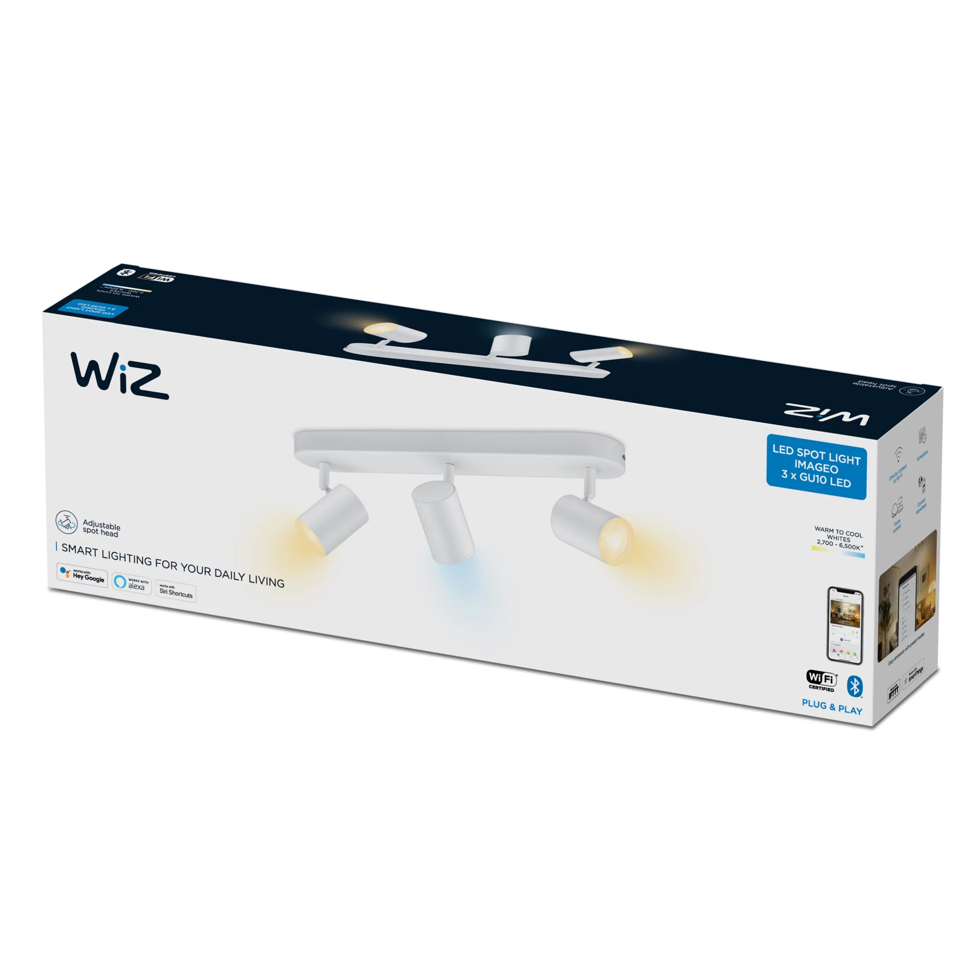 WiZ IMAGEO 3x adjustable spotlight – image 2