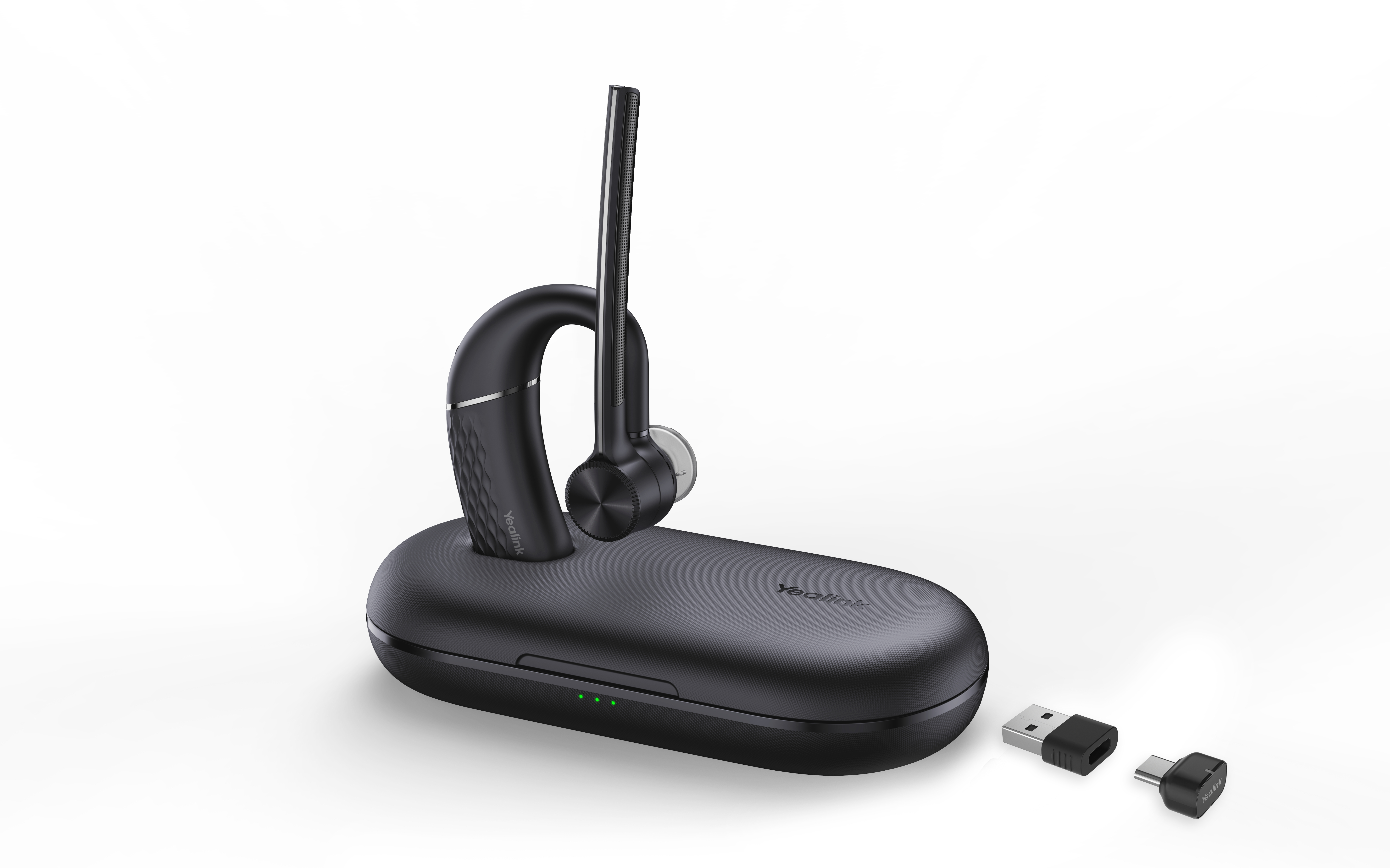 Yealink BH71 Pro USB-C/A Auricolare Wireless A clip Ufficio USB tipo-C Bluetooth Nero