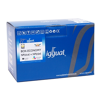 iggual PSIBE2 ink cartridge Black, Cyan, Magenta, Yellow