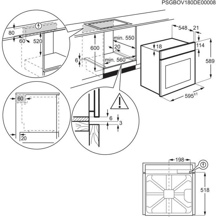 Electrolux KOFFP44TX 72 L 2990 W Stainless steel – image 9