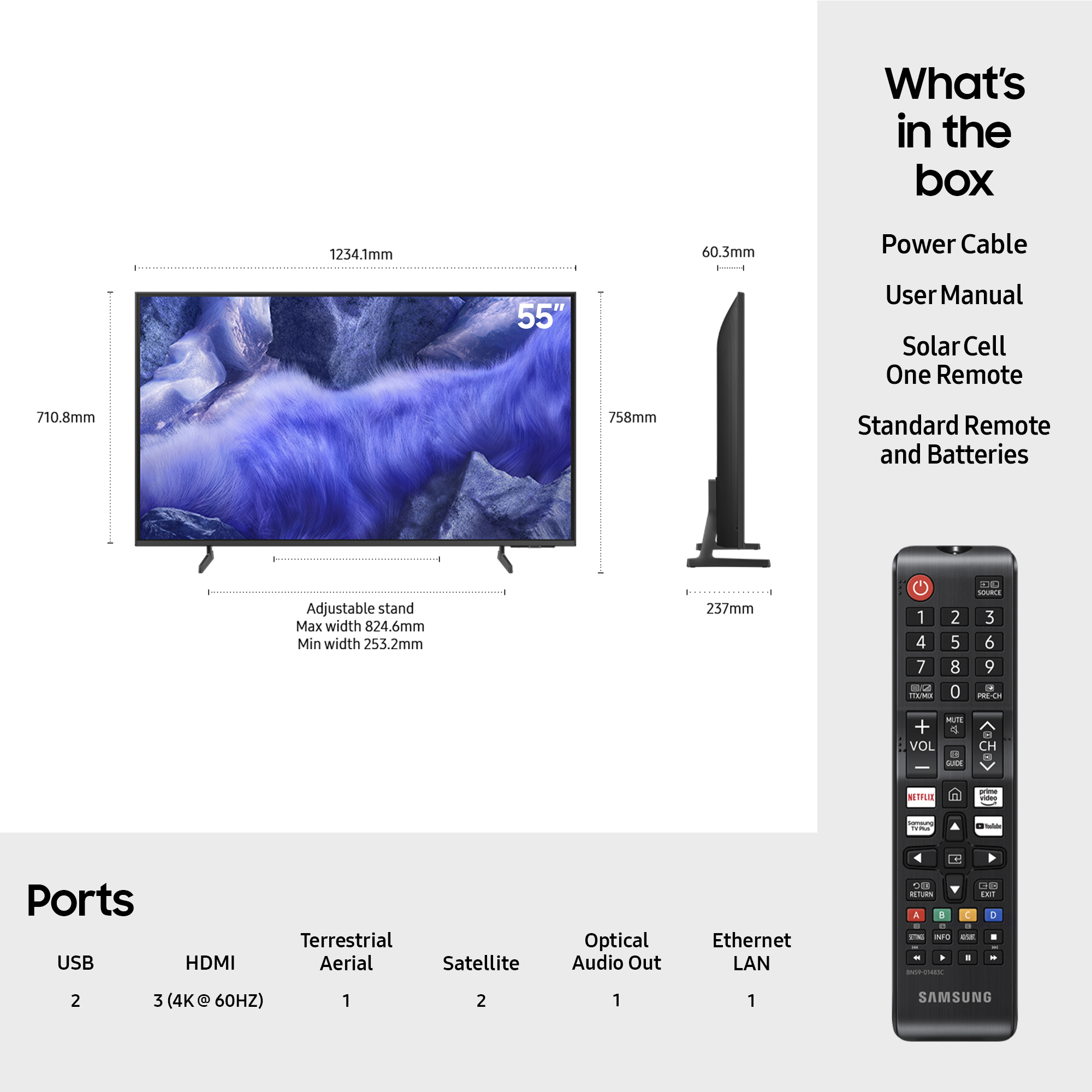Samsung QE55QEF1AUXXU TV – image 4