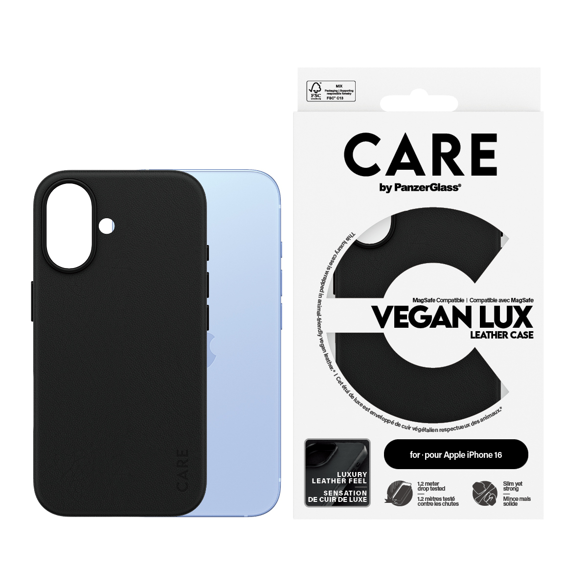 PanzerGlass CARE by PanzerGlass® Flagship Vegan Leather Case iPhone 16 – image 2