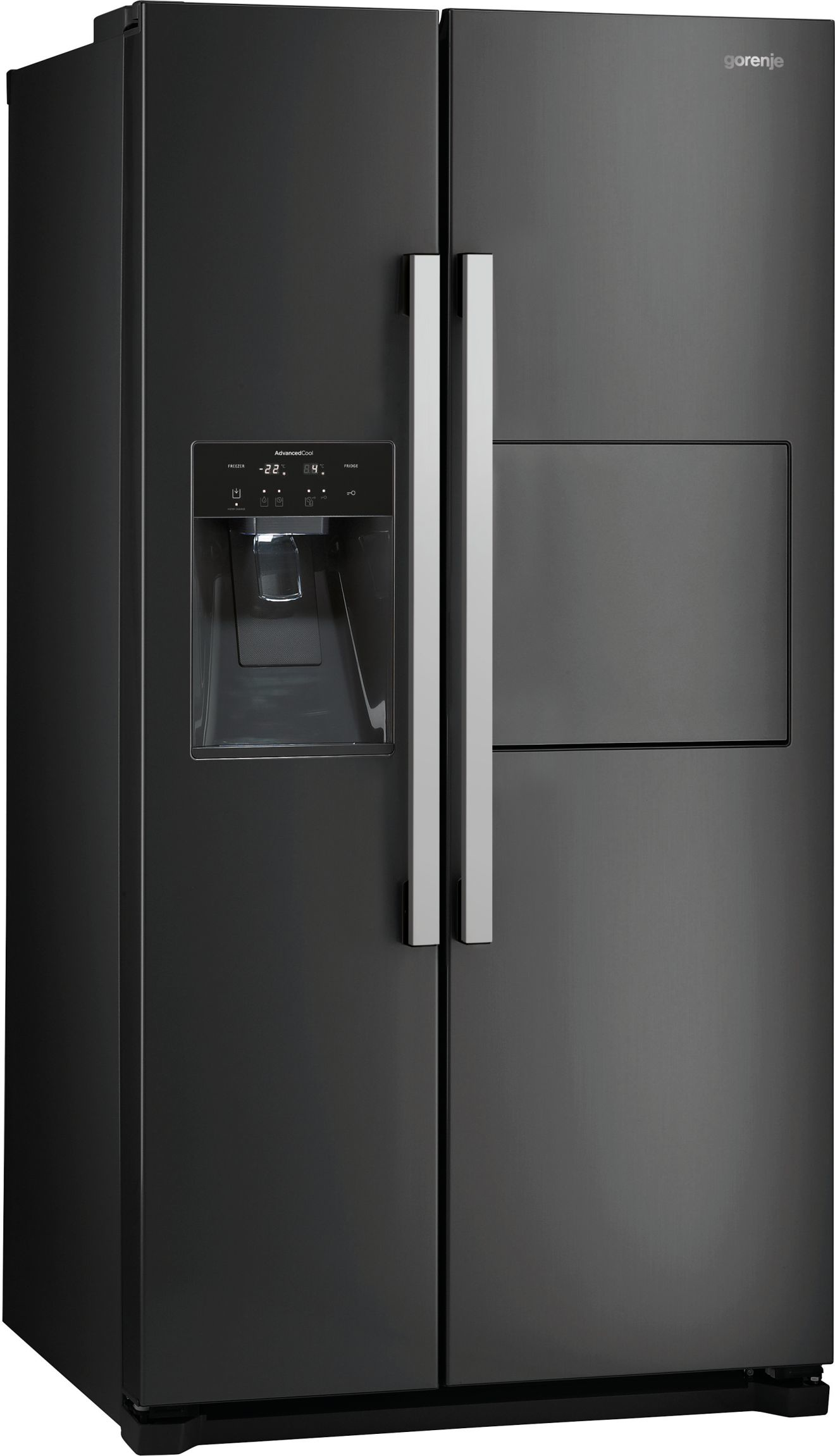 Gorenje NRS9182CBBK side-by-side refrigerator Freestanding – image 2