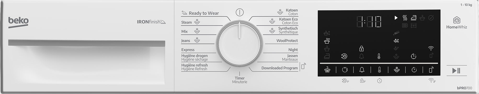 Beko B5T41024IW 10kg Heat Pump Tumble Dryer with IronFinish™ – image 5