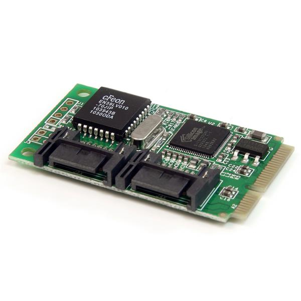 StarTech.com 2 Port Mini PCI Express Internal SATA II Controller Card – image 2