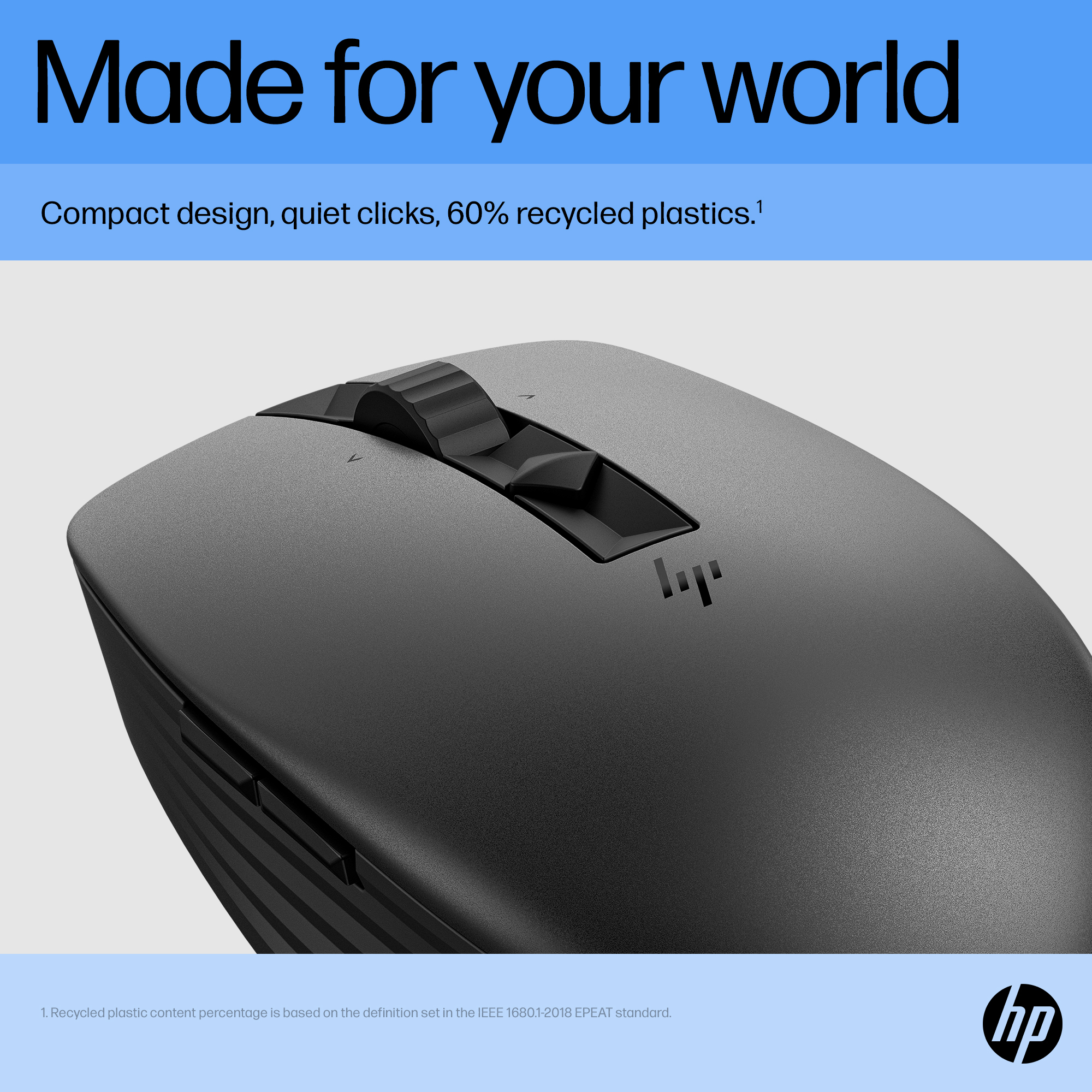 HP 710 Rechargeable Silent Black Bluetooth Mouse – image 7