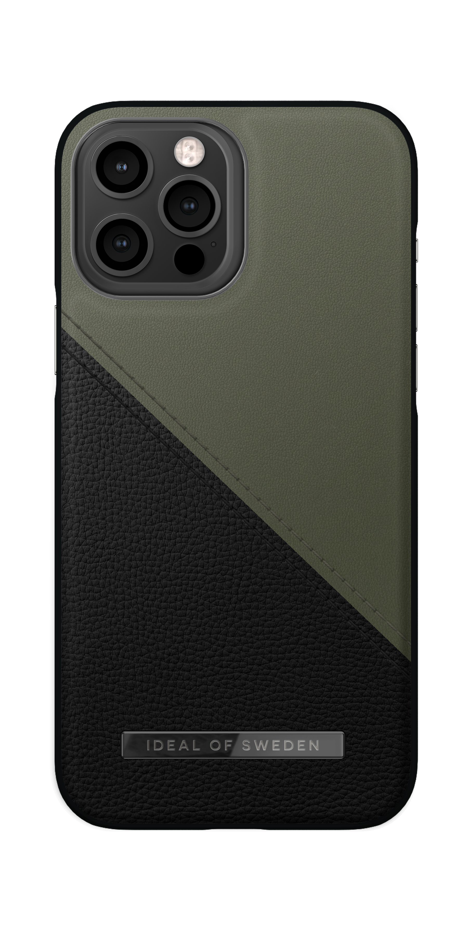 iDeal of Sweden Atelier Case iPhone 12PM/13PM Onyx Black Khaki – image 5