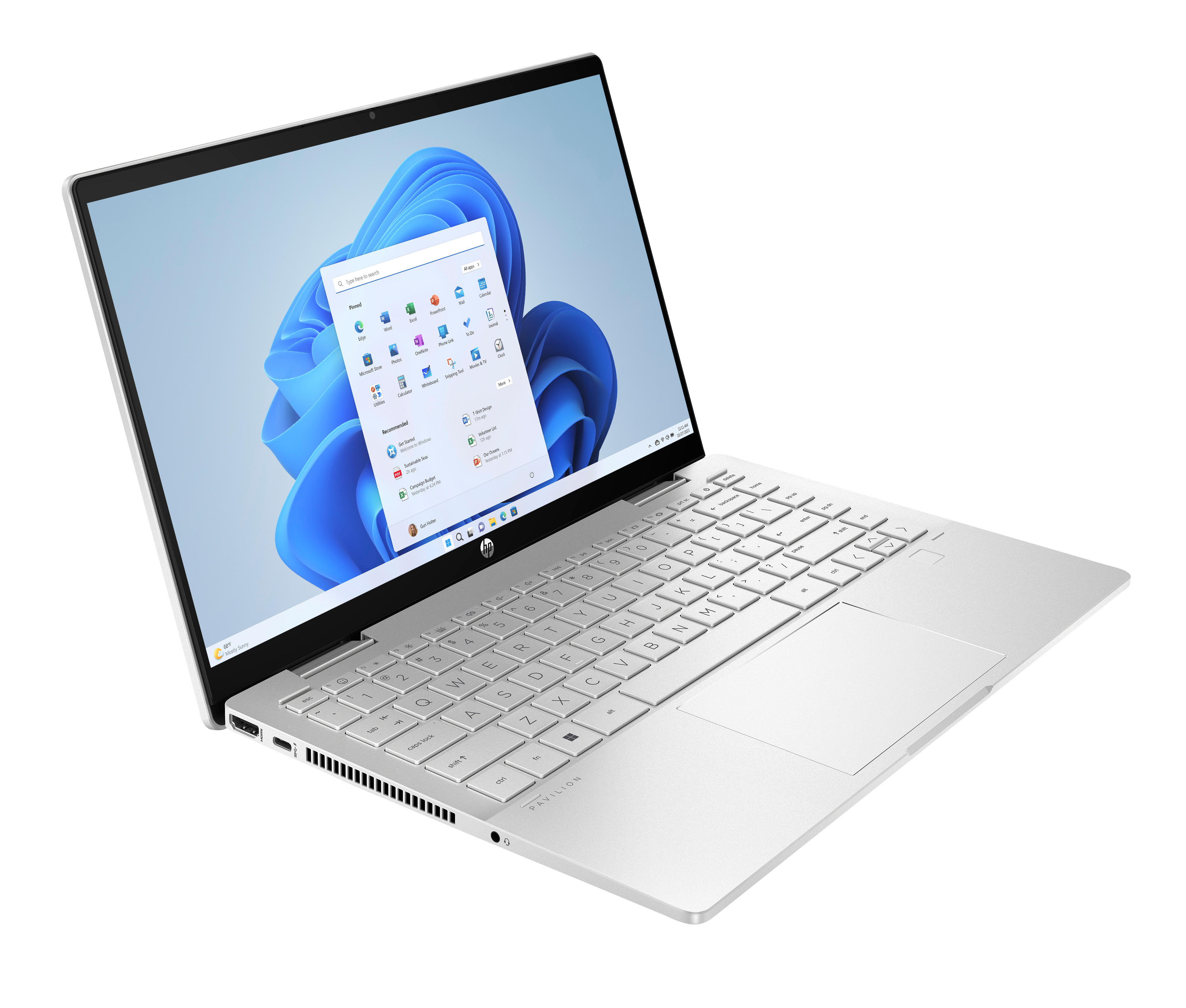 Convertible 2 en 1 - HP Pavilion x360 14-ek2002ns, 14" Full HD, Intel® Core™ 7 150U, 16GB RAM, 1TB SSD, Gráficos Intel®, W11 H, Plata - imagen 3