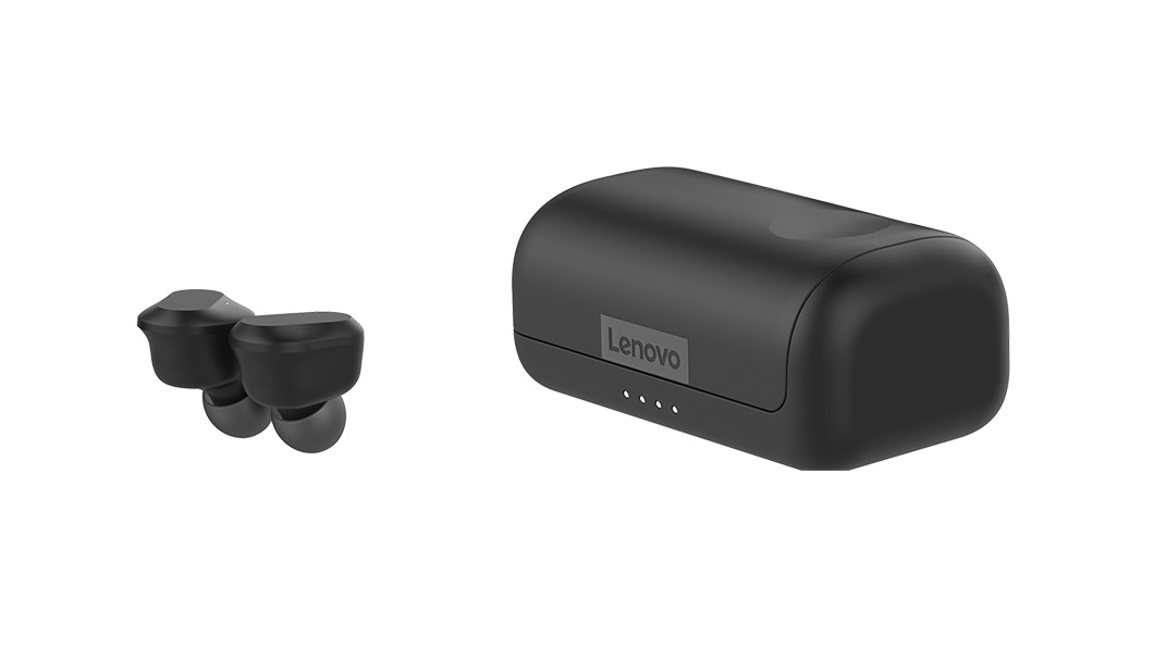 Lenovo ZA800000WW headphones/headset True Wireless Stereo (TWS) In-ear Calls/Music USB Type-C Bluetooth Black – image 5