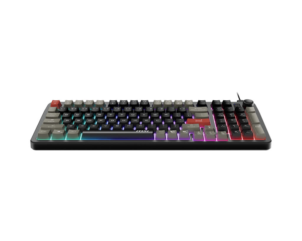 Teclado MSI FORGE GK110 US Negro