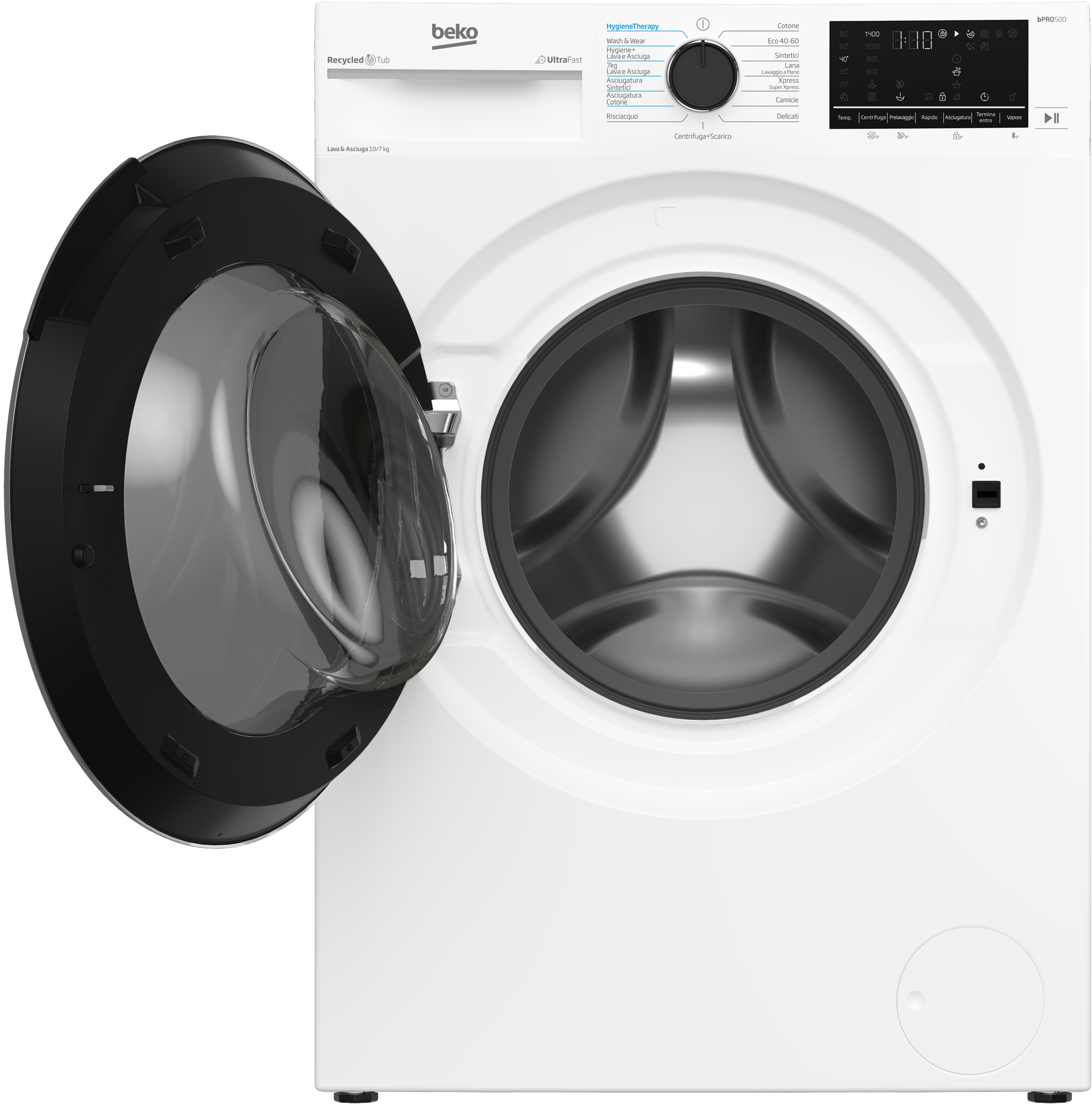 Beko BDT510744S washer dryer Freestanding Front-load White – image 3