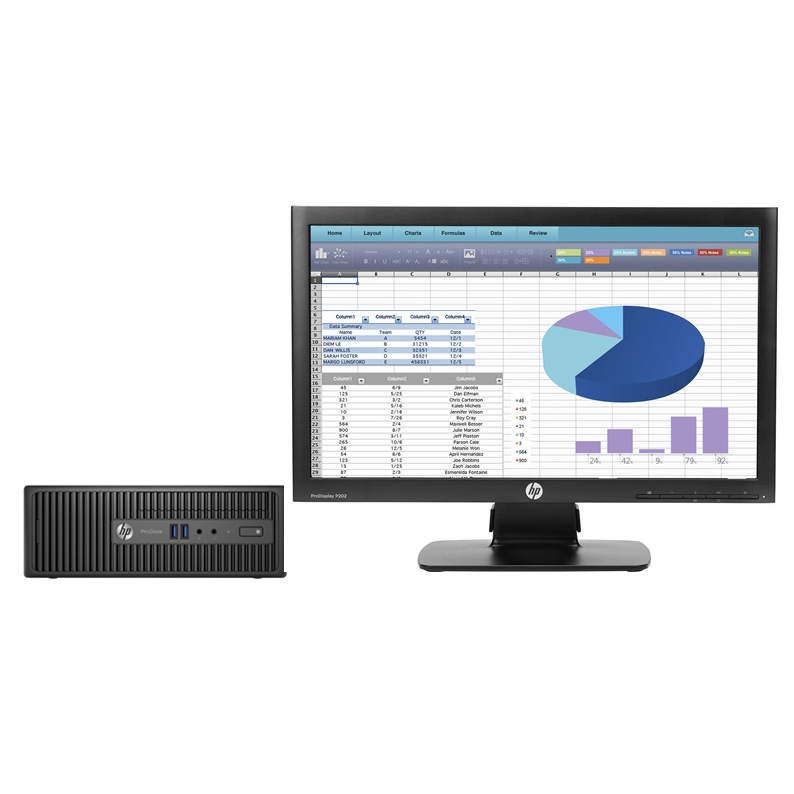 HP 400 SFF + ProDisplay P202 – image 1
