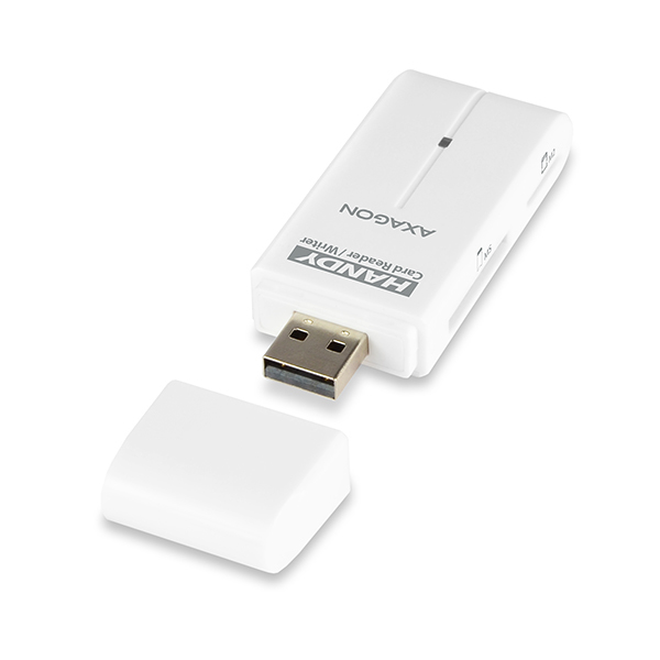 Axagon CRE-D4 card reader USB 2.0 White
