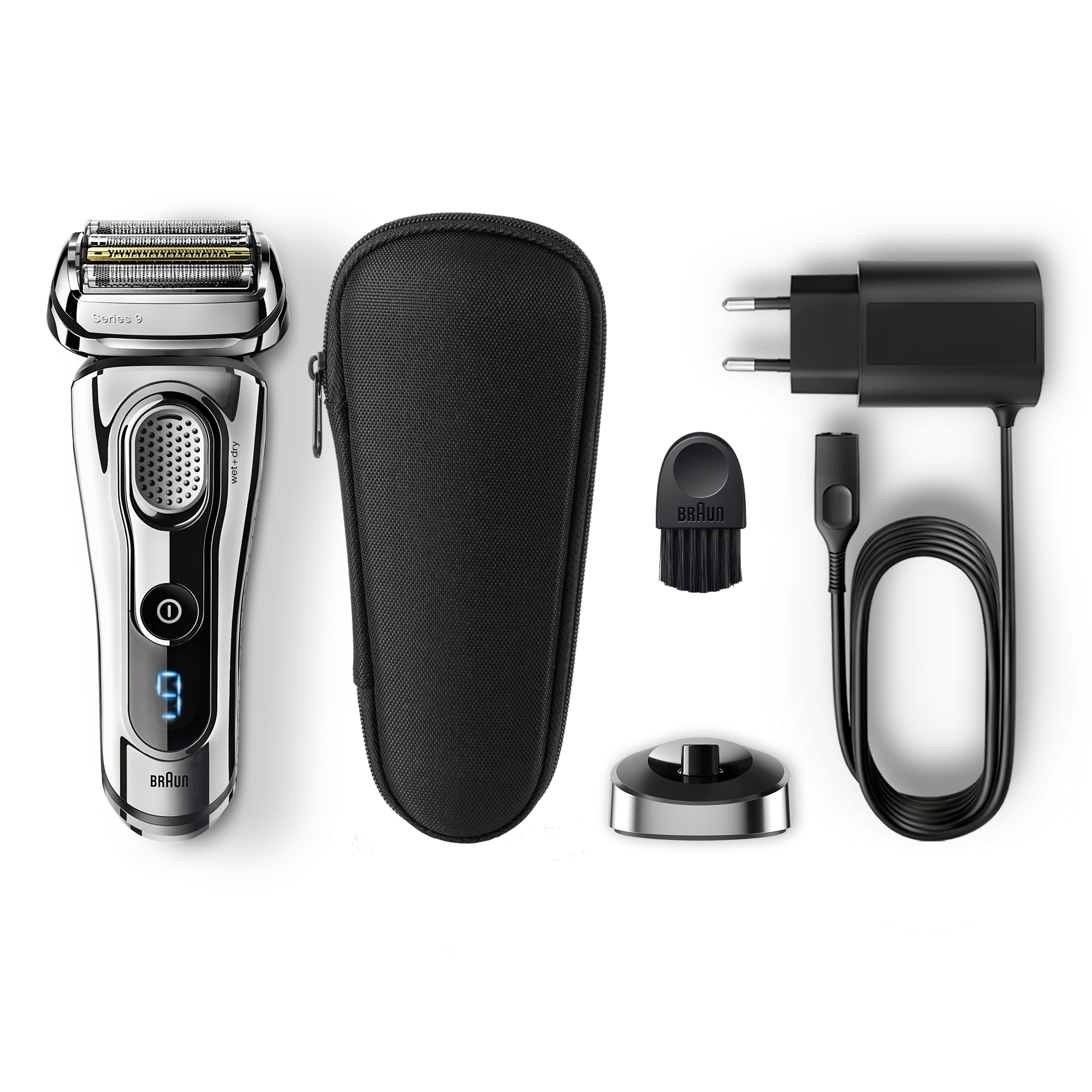 Braun Series 9 Electric Shaver for Men 9293s, Charging Stand and Travel Case - Chrome – image 6