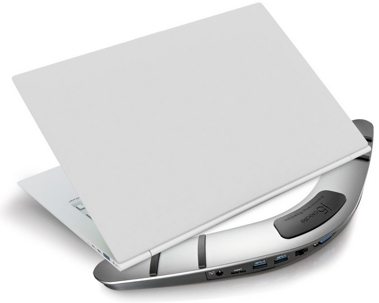 j5create JUD480 laptop dock/port replicator Wired USB 3.2 Gen 1 (3.1 Gen 1) Type-A Black, Silver – image 2