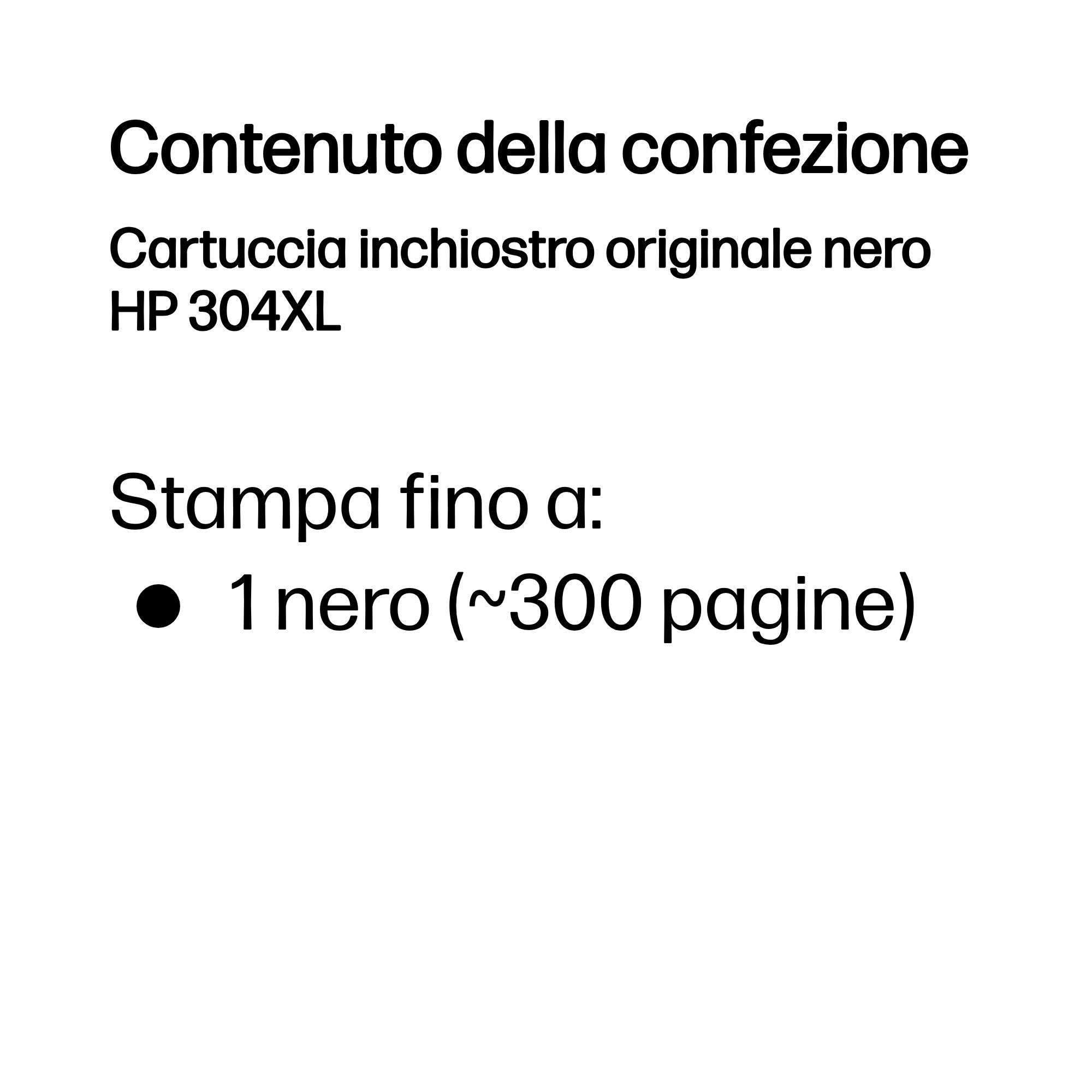 HP 304XL High Yield Black Original Ink Cartridge - Ink - [K] - per HP DeskJet 2200, 2600 - Miniatura 3