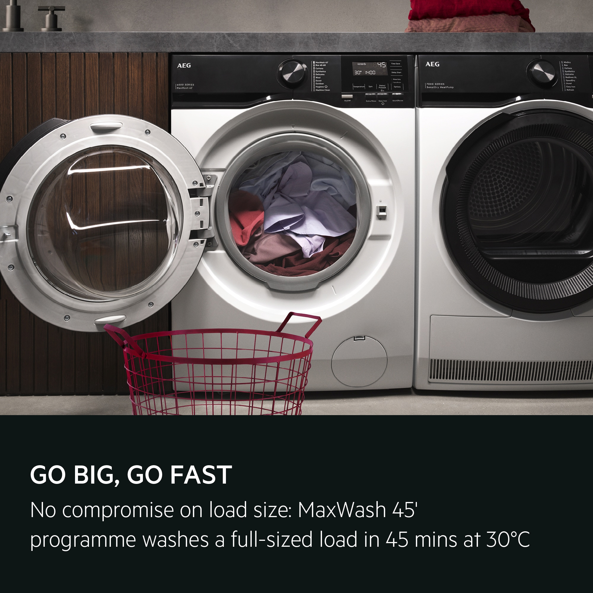AEG Series 6000 LFED61844B washing machine Front-load – image 5