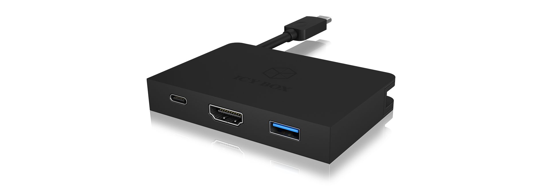 ICY BOX IB-DK4021-CPD Wired USB 3.2 Gen 1 (3.1 Gen 1) Type-C Black – image 2