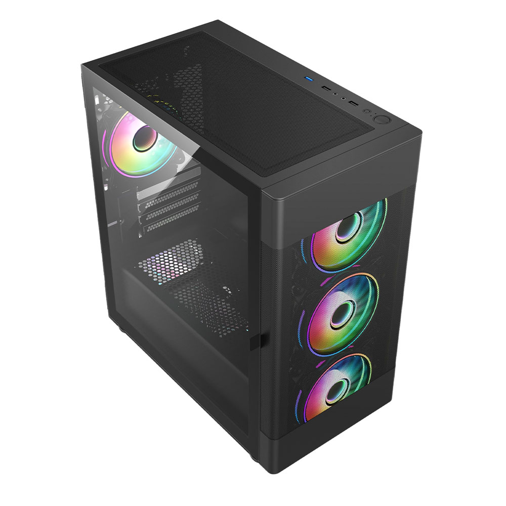VIDA ZEPHYR-BLK computer case Black – image 2