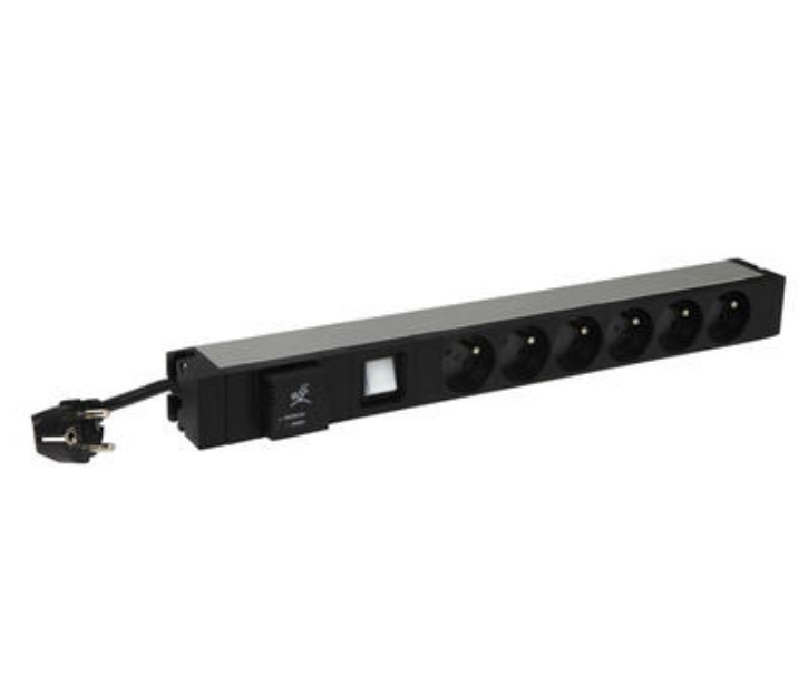Legrand 646835 power distribution unit (PDU) 6 AC outlet(s) 1U Black