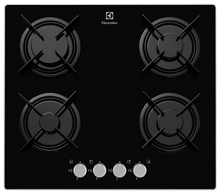 Electrolux EGT6242NOK hob Black Built-in Gas 4 zone(s)
