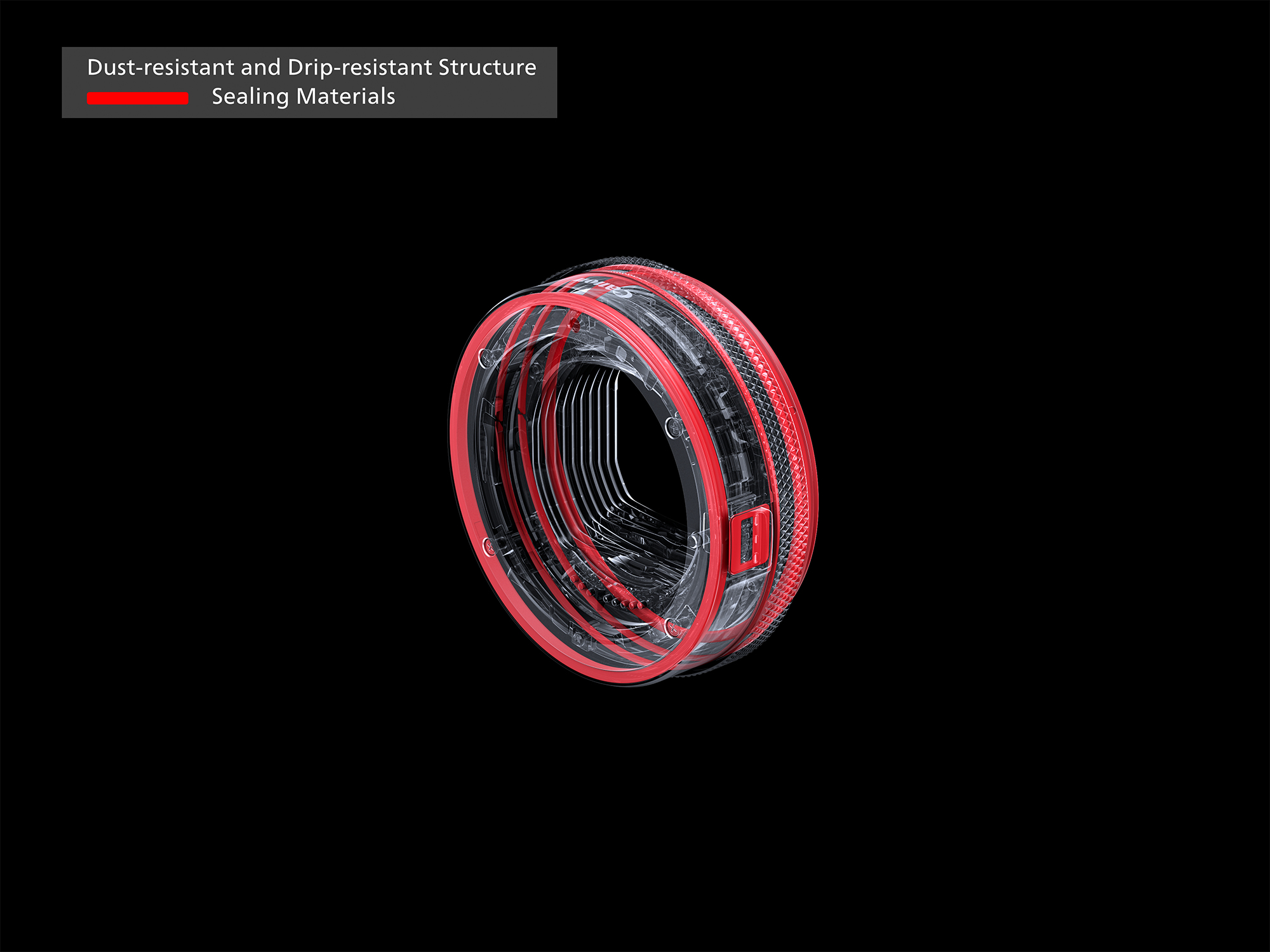 EF-EOS R Bajonettadapter mit Objektiv-Steuerring
