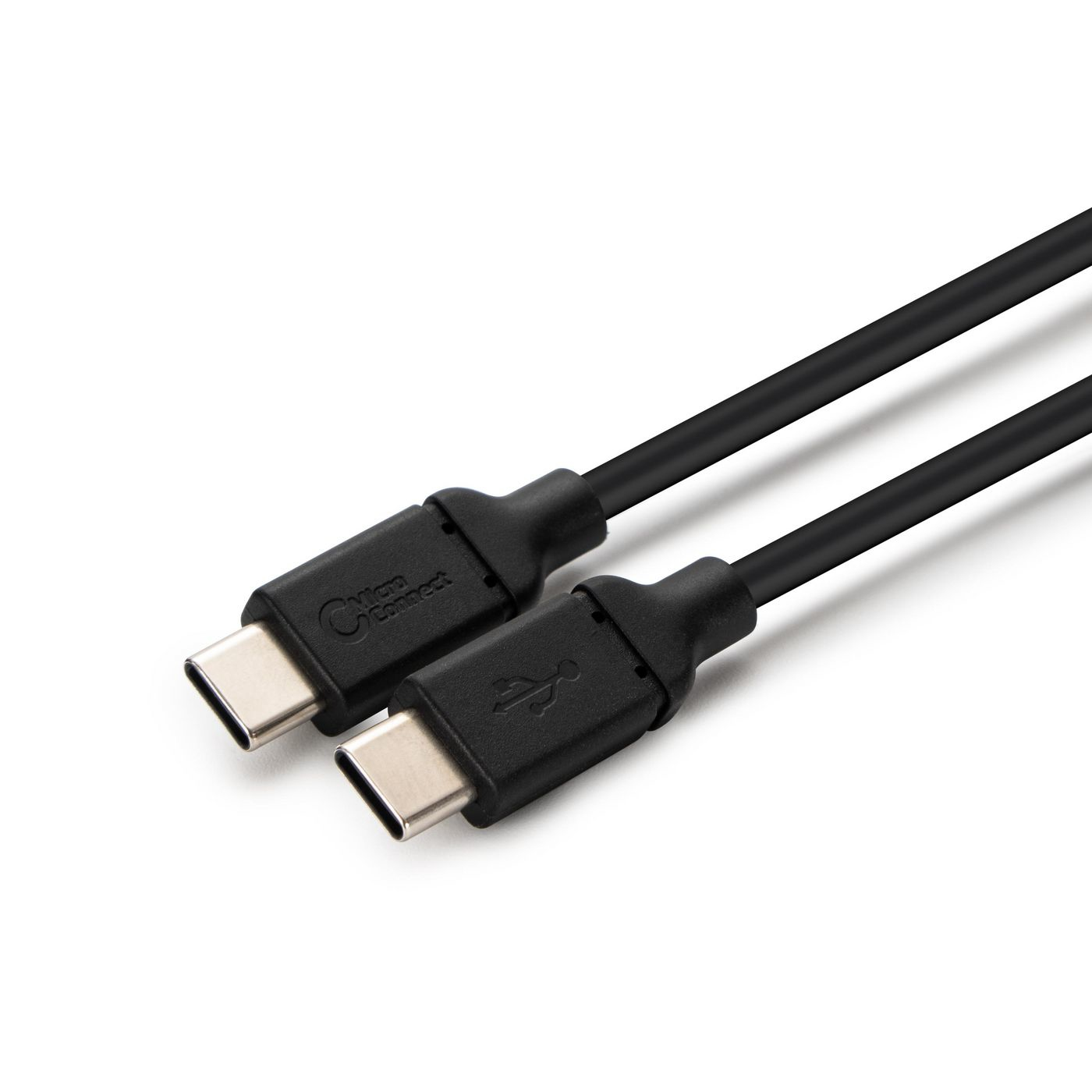 Microconnect MC-USB2.0CC05 USB-C - USB-C Kablo, 0.5m, USB 2.0, Siyah